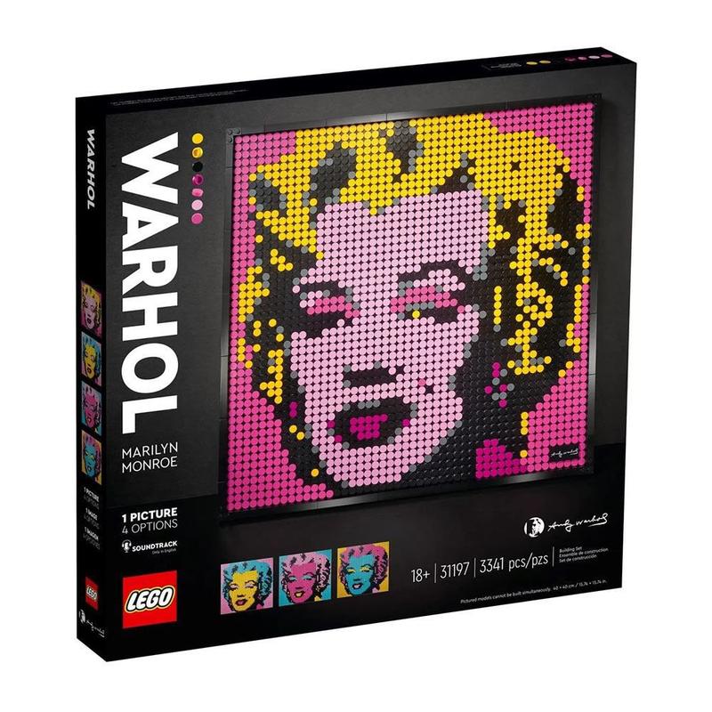 LEGO Art - Andy Warhol's Marilyn Monroe - 31197 - Livros de Arte e